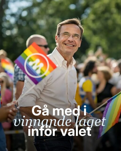 Nu är det äntligen fredag igen! 🌈
Och finns det egentligen ett bättre sätt att starta helgen på än att bli medlem i Öppna Moderater?

Förutom att varje dag arbeta för en friare morgondag är vi också kända för våra roliga aktiviteter – Pridefiranden, mingel och mycket annat kul!

Svep vidare i inlägget, bli medlem och ta kontakt med din lokalförening.
Så ses vi i sommar – på alla Prideparader och i valrörelsen! 💙