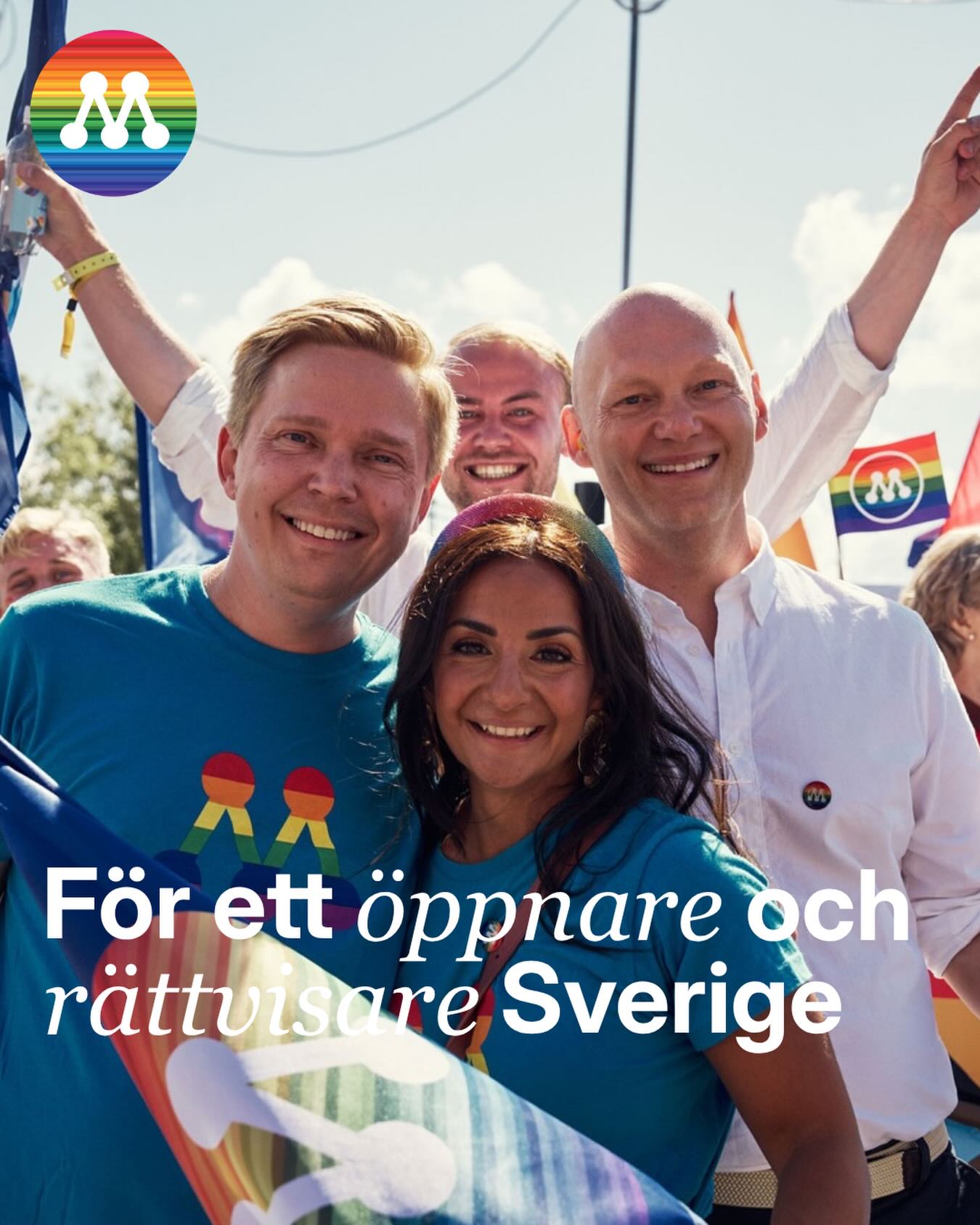 Idag börjar den svenska pride månaden, en månad där vi uppmärksammar vi arbetet för alla människor rättigheter och möjligheter. Sverige ska vara ett öppet samhälle, där du får älska vem du vill och vara vem du vill. Det är rättvist💙