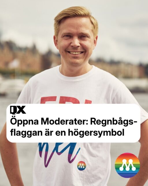 Det finns personer som beskriver regnbågsflaggan som en vänsterysmbol. Samtidigt pryder en moderat statsminister Sagerska huset med en stor regnbågsflagga under Stockholm Pride. Vi från öppna moderater menar att regnbågsflaggan är en högersymbol som står för frihet att älska den man vill och vara den man är💙